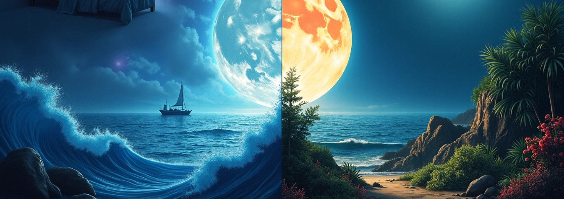 Les phases lunaires